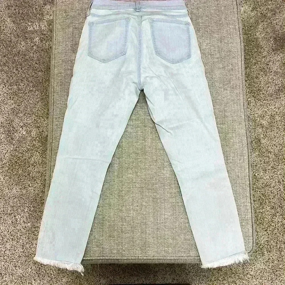 Loft Modern Skinny Jeans with Frayed Hem - Picture 5 of 7